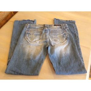 VIGOSS Jeans! Size 11! Gold thread! Boot Cut